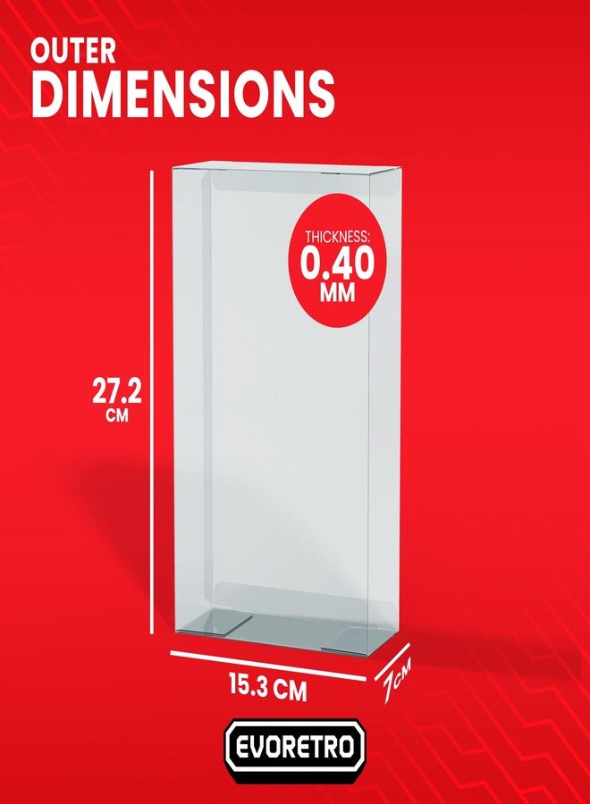 EVORETRO PET Display Case Protector for AEW Unmatched Series 8 (0.40mm, 10-Pack) - Clear Protective Display Cases for Action Figures - Image 4